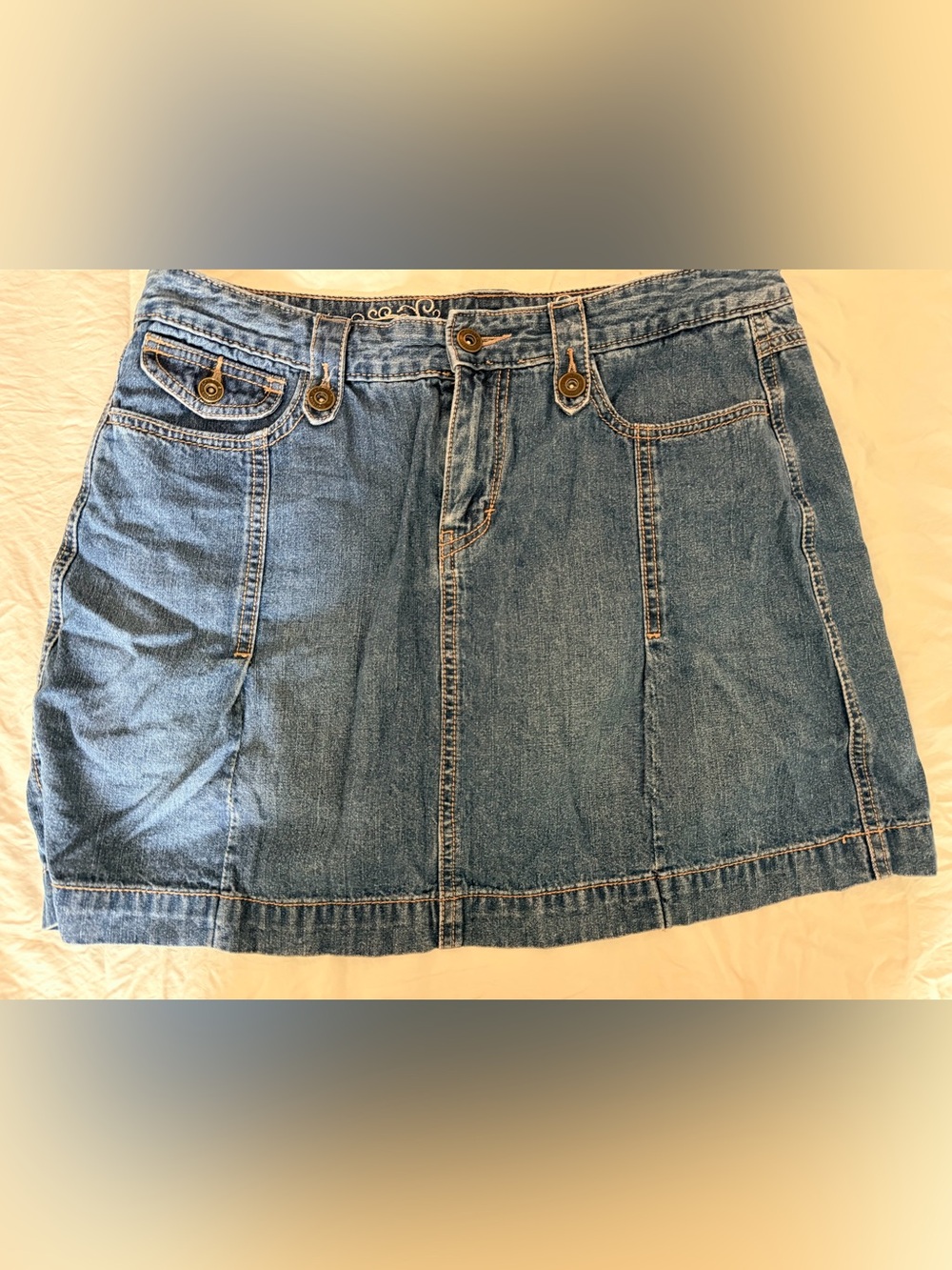 Vintage Jean Skort Size 8